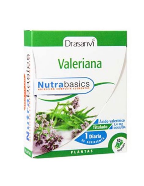 Nutrabasics Valeriana Drasanvi - 30 cápsulas