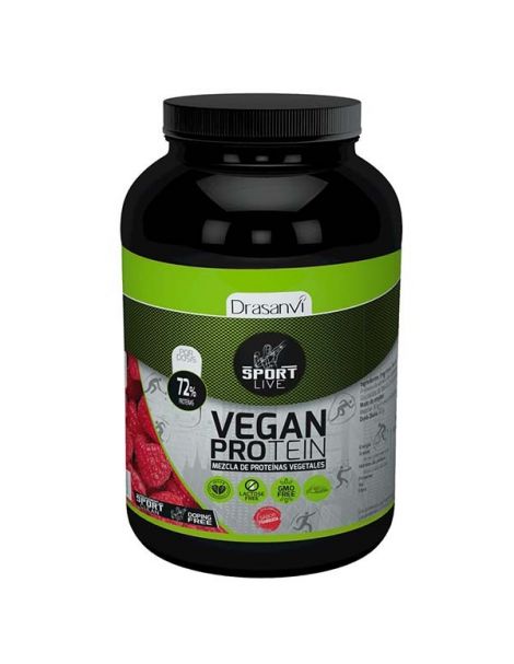 Proteína Vegetal Sabor Frambuesa Sport Drasanvi - 600 gramos