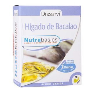 Nutrabasics Hígado de Bacalao Drasanvi - 60 perlas