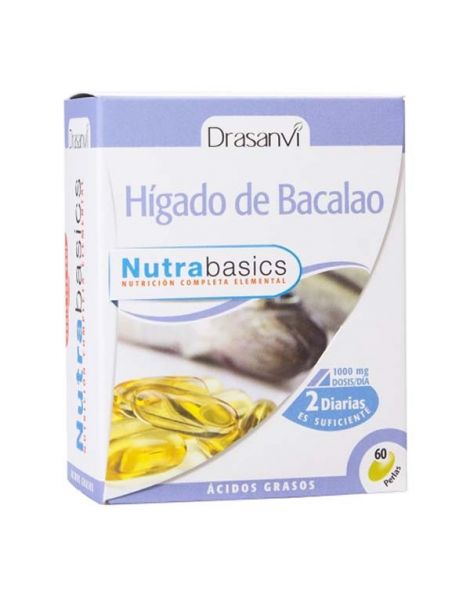 Nutrabasics Hígado de Bacalao Drasanvi - 60 perlas