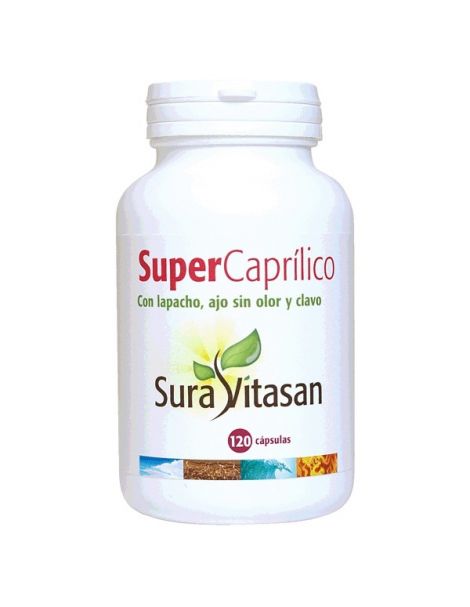 Super Caprílico Sura Vitasan - 120 cápsulas