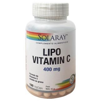 LIPO Vitamina C 500 mg. Solaray - 100 cápsulas