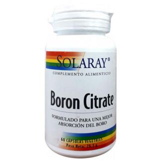 Boro Citrato 500 mcg. Solaray - 60 cápsulas