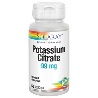 Potasio Citrato 99 mg. Solaray - 60 cápsulas