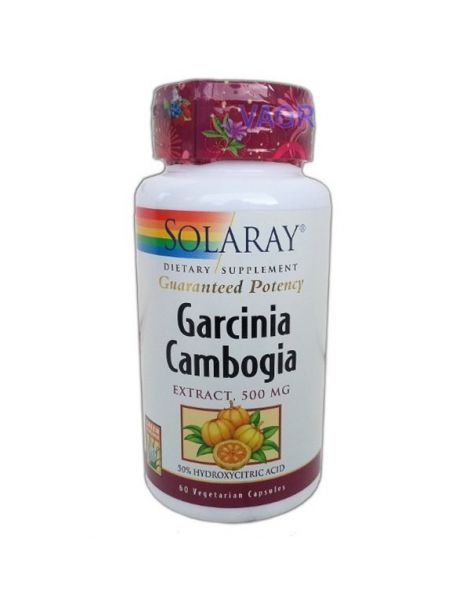 Garcinia Cambogia Solaray - 60 cápsulas