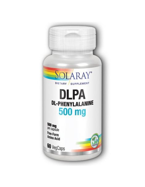 DL-Phenylalanine 500 mg. Solaray - 60 cápsulas