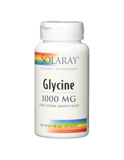 Glicina 1000 mg. Solaray - 60 cápsulas