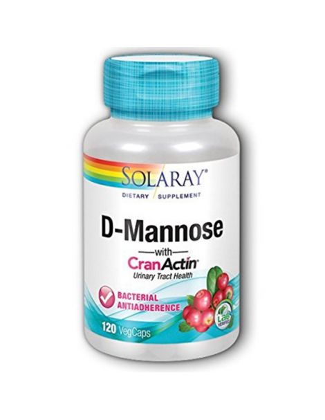 D-Mannose + CranActin Solaray - 60 cápsulas