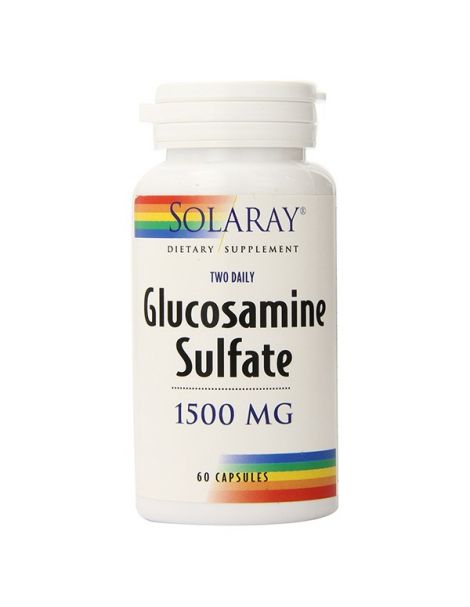 Glucosamina Vegan 1500 mg. Solaray - 60 cápsulas