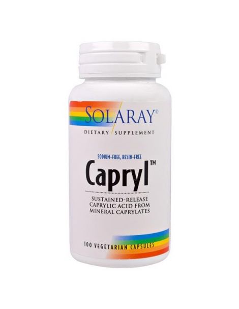 Capryl (Ácido Caprílico) Solaray - 100 cápsulas