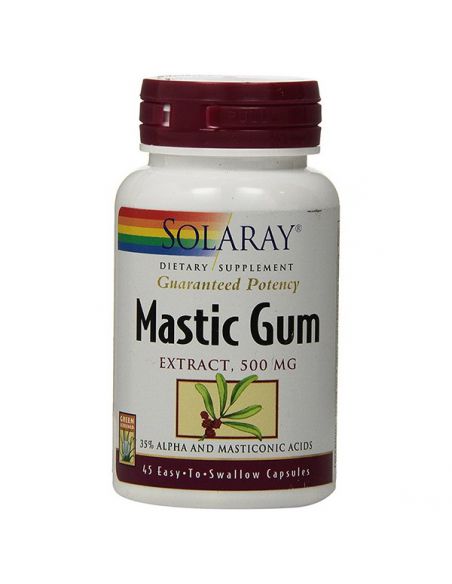 Mastic Gum Solaray - 45 cápsulas