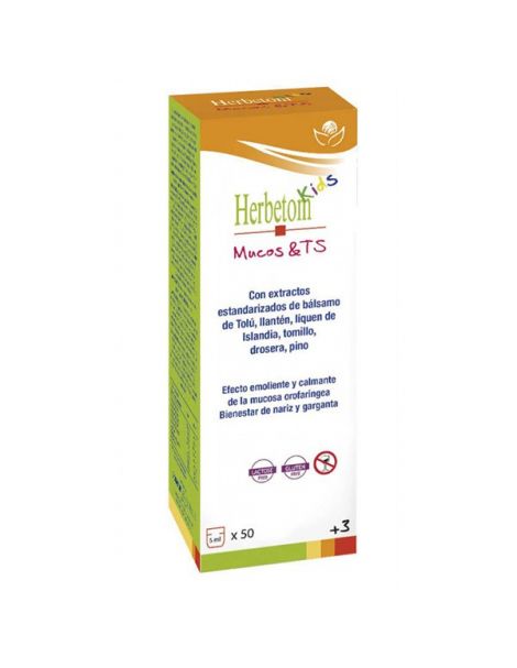 Herbetom Kids Mucos&TS Bioserum - 250 ml.