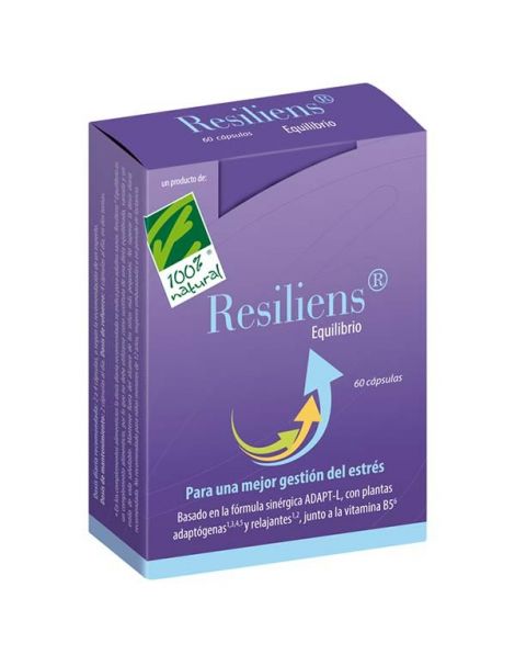 Resiliens Equilibrio Cien por Cien Natural - 60 cápsulas