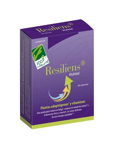 Resiliens Vitalidad Cien por Cien Natural - 60 cápsulas