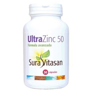 Ultra Zinc 50 mg. Sura Vitasan - 30 cápsulas