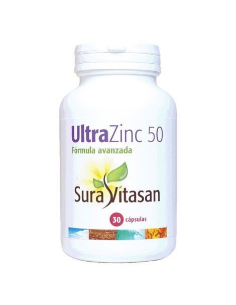 Ultra Zinc 50 mg. Sura Vitasan - 30 cápsulas