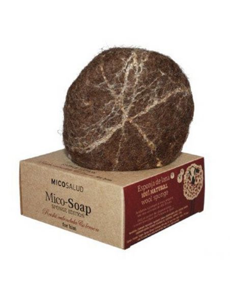 Jabón Mico-Soap Sponge Caléndula y Limón Hifas da Terra - 150 gramos