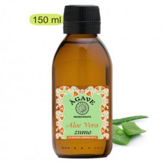 Zumo de Aloe Vera Bio Uso Tópico Ágave - 150 ml.