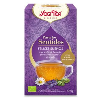 Yogi Tea Para los Sentidos Felices Sueños - 20 bolsitas