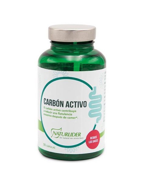 Carbón Activo Vegetal Naturlíder - 90 cápsulas