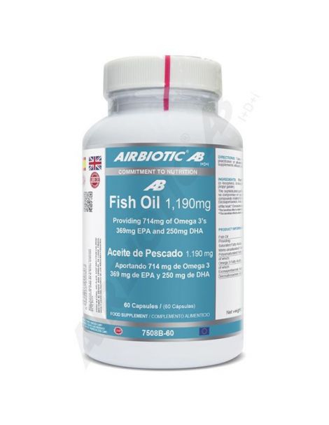 Aceite de Pescado Airbiotic - 60 cápsulas