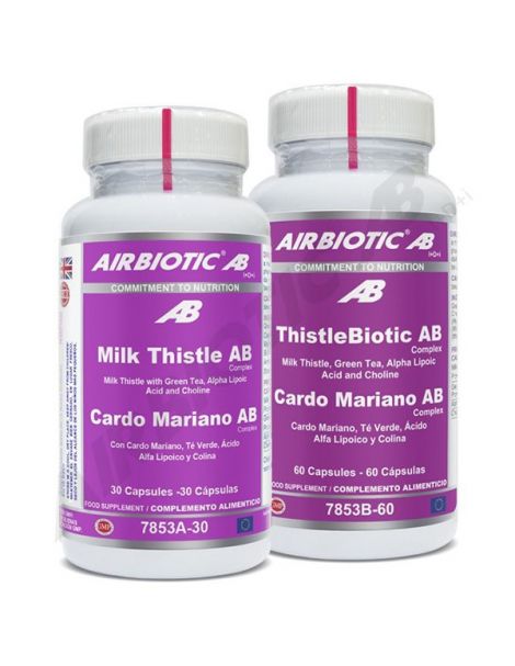 Cardo Mariano Complex Airbiotic - 30 cápsulas