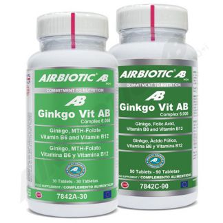 Ginkgo Vit Complex 6000 Airbiotic - 30 comprimidos