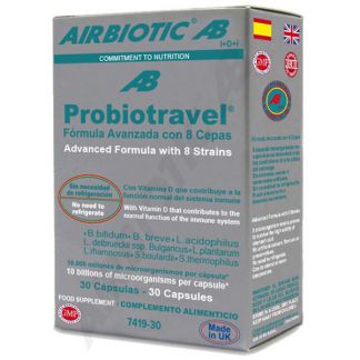 Probiotravel Airbiotic - 30 cápsulas