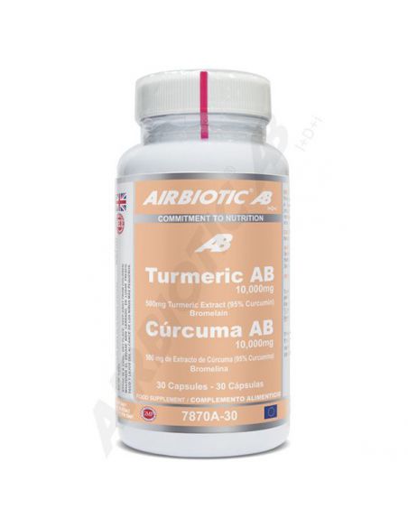 Turmeric (Cúrcuma) Airbiotic - 30 cápsulas