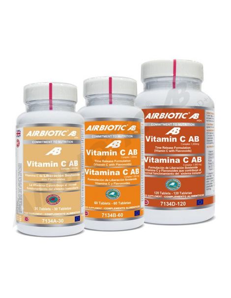 Vitamina C 1000 mg. Liberación Sostenida Airbiotic - 30 comprimidos