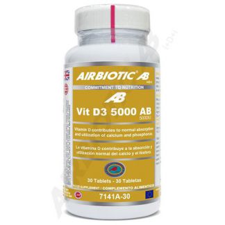 Vitamina D3 5000 UI Airbiotic - 90 comprimidos