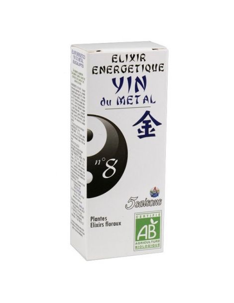 Elixir 08 Yin del Metal 5 Saisons - 50 ml.