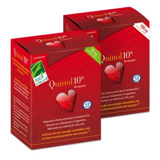 Quinol10 50 mg. Cien por Cien Natural - 60 perlas