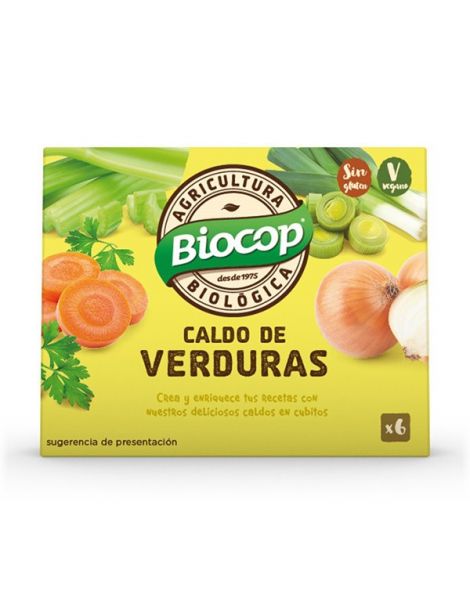 Caldo Vegetal con Sal Biocop - 6 cubitos