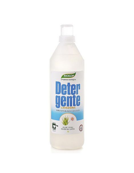 Detergente Líquido Aloe y Flor de Loto Biocop - 1000 ml.