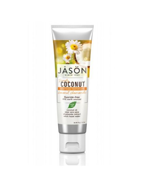 Dentífrico Coco Camomila Jásön - 119 gramos