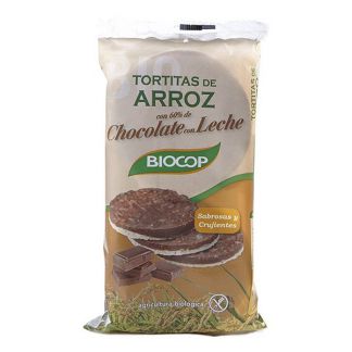 Tortitas de Arroz con Chocolate con Leche Biocop - 100 gramos