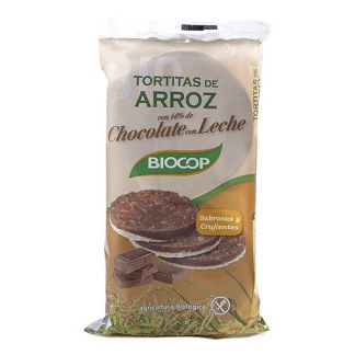 Tortitas de Arroz con Chocolate con Leche Biocop - 100 gramos
