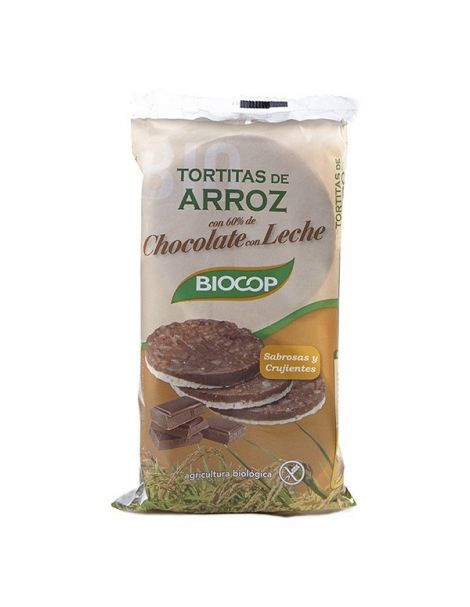 Tortitas de Arroz con Chocolate con Leche Biocop - 100 gramos