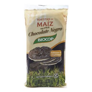 Tortitas de Arroz con Chocolate Negro Biocop - 100 gramos