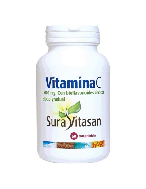 Vitamina C 1000 mg. Efecto Gradual Sura Vitasan - 60 comprimidos