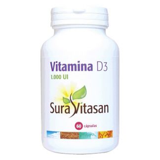 Vitamina D3 1000 UI Sura Vitasan - 60 cápsulas