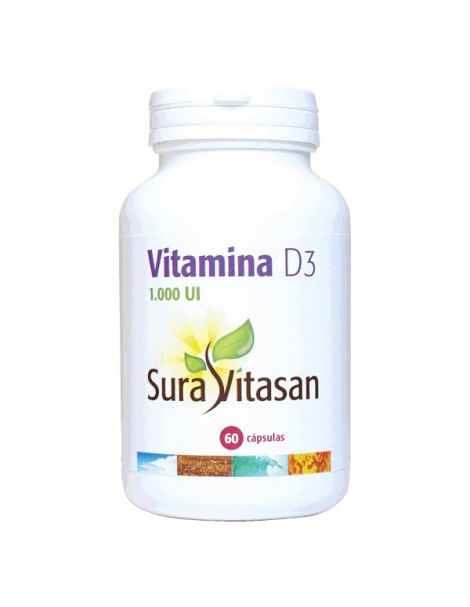 Vitamina D3 1000 UI Sura Vitasan - 60 cápsulas