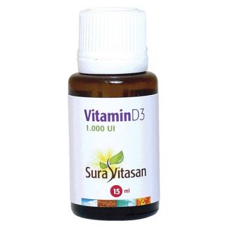 Vitamina D3 1000 UI Sura Vitasan - 15 ml.