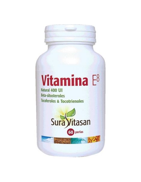 Vitamina E8 Natural 400 UI Sura Vitasan - 60 perlas