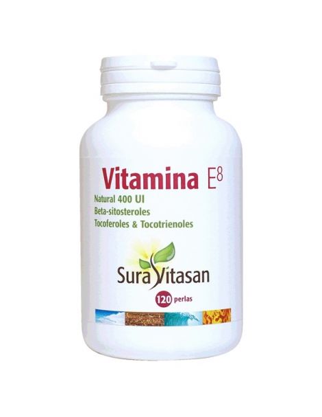 Vitamina E8 Natural 400 UI Sura Vitasan - 120 perlas