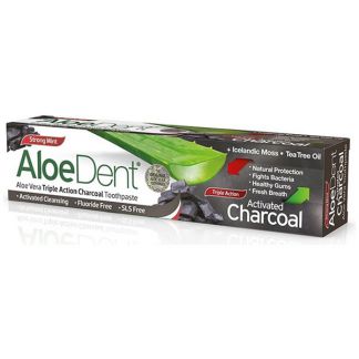 Dentífrico Carbón Activo Aloedent Optima - 100 ml.