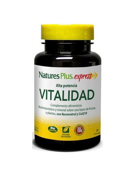 Express Vitalidad Nature's Plus - 30 comprimidos