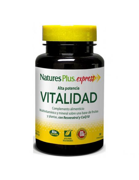 Express Vitalidad Nature's Plus - 30 comprimidos