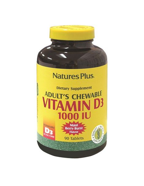 Vitamina D3 1000 UI Nature's Plus - 90 comprimidos